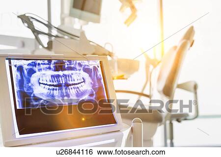 Stock Photograph - Dental clinic and dental instruments. Fotosearch