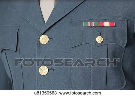 Detail shot of US military officer's uniform View Large Photo Image Stock Image - Detail shot of US military officer's uniform. Fotosearch