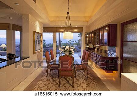 Dining table in manor house View Large Photo Image Stock Photography - Dining table in manor house. Fotosearch