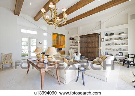 Elegant living room interior of luxury manor house View Large Photo Image Stock Image - Elegant living room interior of luxury manor house. Fotosearch