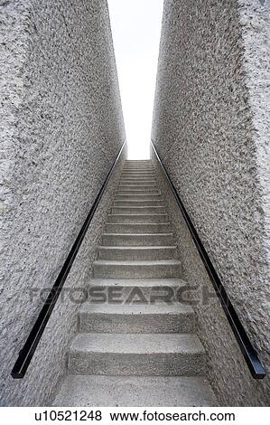 Empty Stairway View Large Photo Image Stock Photo - Empty Stairway. Fotosearch