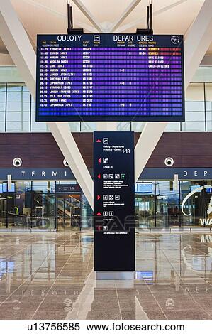 Flight display monitor in airport View Large Photo Image Stock Photography - Flight display monitor in airport. Fotosearch