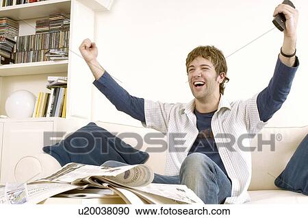Stock Image - Football Fans. Fotosearch