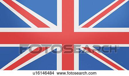 Picture - Full-frame shot of British flag. Fotosearch