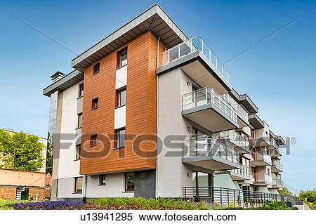 Full length view of rental apartment business View Large Photo Image Stock Photography - Full length view of rental apartment business. Fotosearch