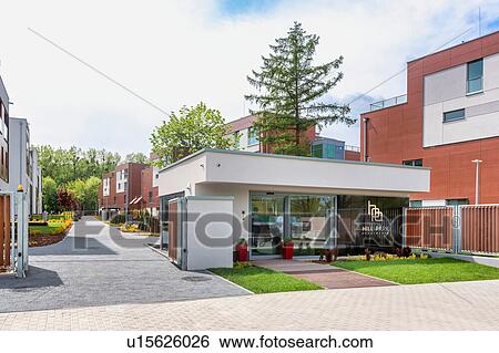Stock Photograph - Full length view of rental business apartment . Fotosearch