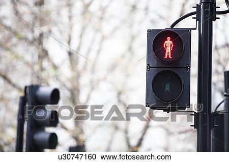 Stock Image - Green red light. Fotosearch