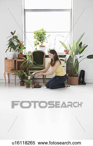 Stock Photography - Indoor Gardener. Fotosearch