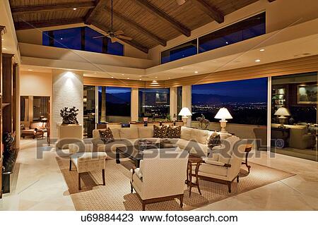 Living room interior of manor house View Large Photo Image Stock Image - Living room interior of manor house. Fotosearch