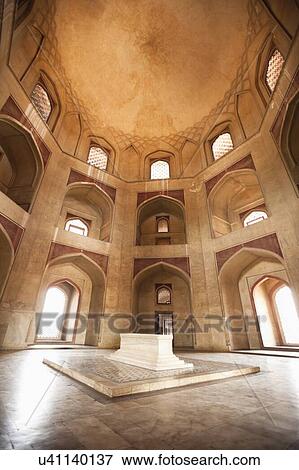 Main tomb chamber, Humayun's tomb, UNESCO World Heritage Site, New Delhi, India View Large Photo Image Stock Photo - Main tomb chamber, Humayun's tomb, UNESCO World Heritage Site, New Delhi, India. Fotosearch