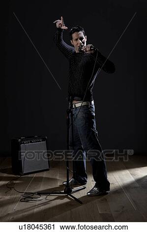 Stock Image - Making A Noise. Fotosearch
