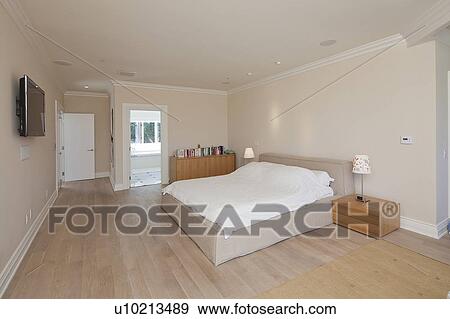 Minimalist Bedroom View Large Photo Image Stock Photo - Minimalist Bedroom. Fotosearch