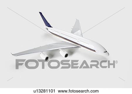 Model airplane over white background View Large Photo Image Stock Image - Model airplane over white background. Fotosearch