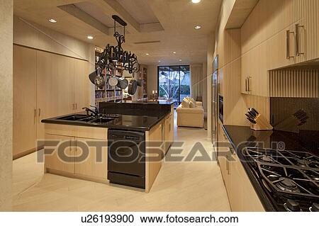 Stock Image - Modern kitchen. Fotosearch
