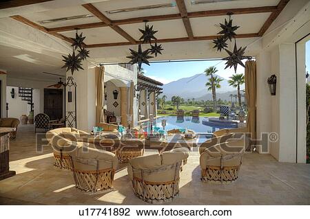 Modern showcase interior of mansion View Large Photo Image Stock Image - Modern showcase interior of mansion. Fotosearch