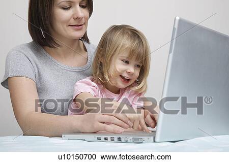 Stock Image - Mother and Child. Fotosearch