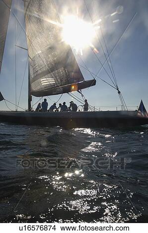 Ocean Racing View Large Photo Image Picture - Ocean Racing. Fotosearch