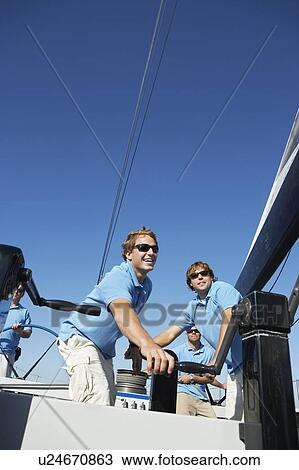 Stock Image - Ocean Racing. Fotosearch