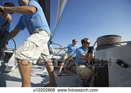 Stock Photo - Ocean Racing. Fotosearch