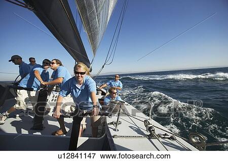 Ocean Racing View Large Photo Image Stock Photo - Ocean Racing. Fotosearch