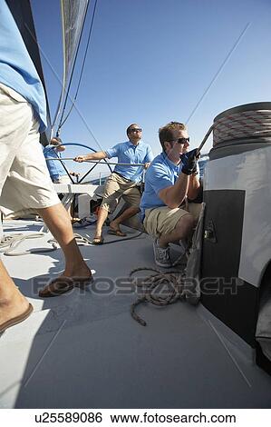 Stock Photograph - Ocean Racing. Fotosearch