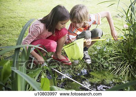 Stock Photo - Outdoors Children. Fotosearch