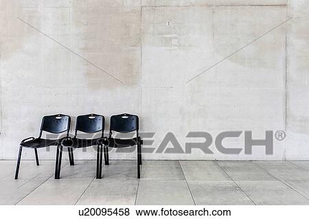 Stock Photo - Photo of chairs in corridor at school. Fotosearch