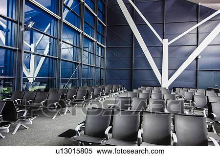 Stock Photography - Photo of empty boarding gate in airport. Fotosearch