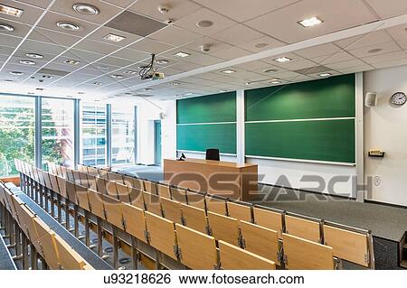 Photo of empty classroom in school View Large Photo Image Stock Photograph - Photo of empty classroom in school. Fotosearch