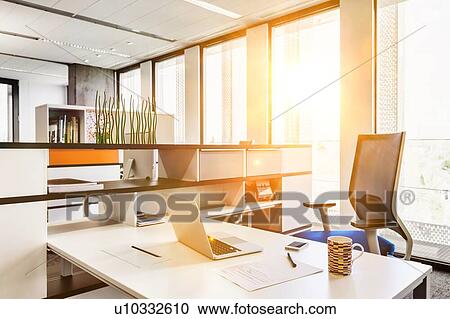 Photo of modern office View Large Photo Image Stock Image - Photo of modern office. Fotosearch