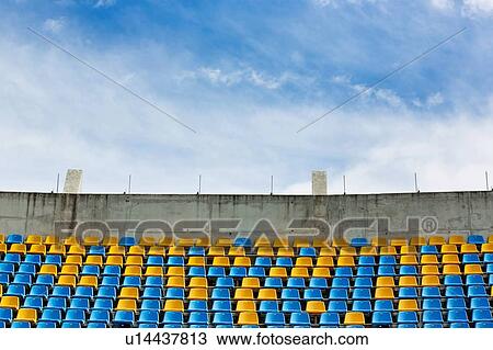 Photo of stadium seats View Large Photo Image Stock Image - Photo of stadium seats. Fotosearch