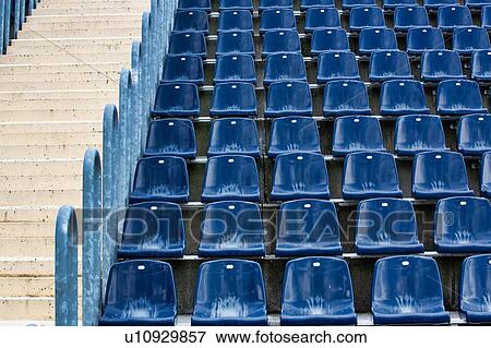 Photo of stadium seats View Large Photo Image Stock Photo - Photo of stadium seats. Fotosearch