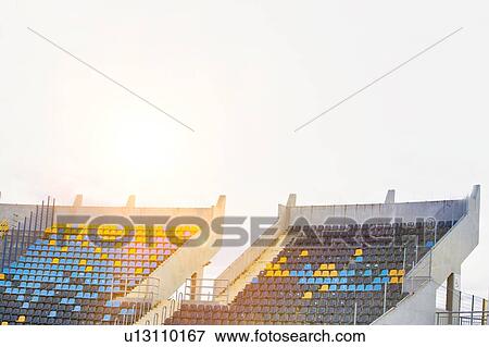 Photo of stadium seats View Large Photo Image Stock Photo - Photo of stadium seats. Fotosearch