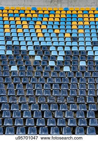 Photo of stadium seats View Large Photo Image Stock Photo - Photo of stadium seats. Fotosearch