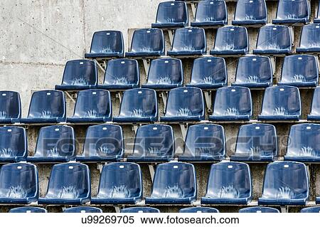 Photo of stadium seats View Large Photo Image Stock Photography - Photo of stadium seats. Fotosearch