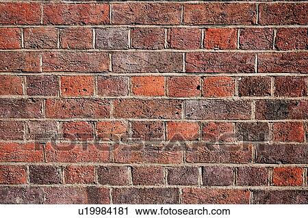 Stock Image - Red Brick Background. Fotosearch