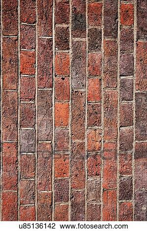 Stock Image - Red Brick Background. Fotosearch