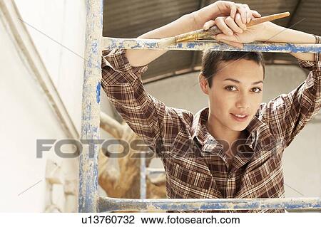 Stock Image - Sculptor Studio. Fotosearch