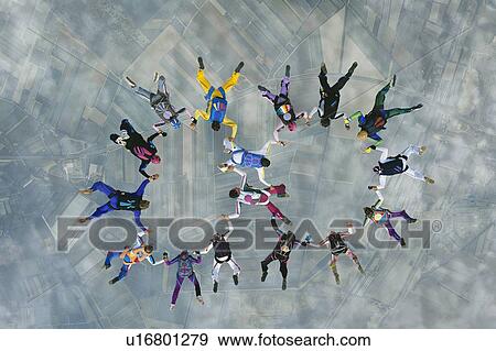 Skydiving View Large Photo Image Stock Photo - Skydiving. Fotosearch