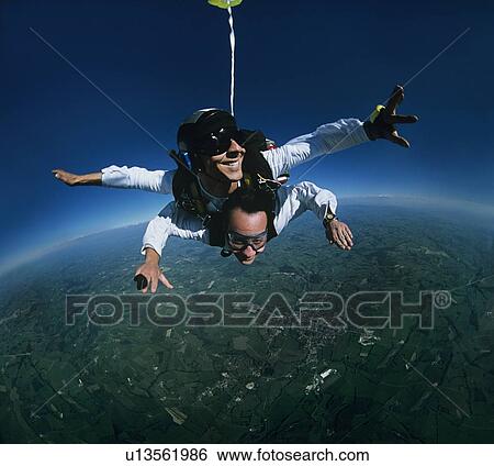 Stock Photograph - Skydiving. Fotosearch