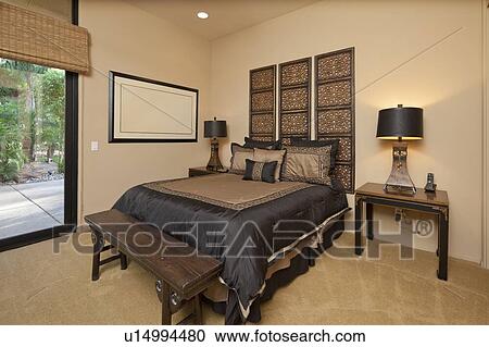 Small bedroom interior in luxury house View Large Photo Image Stock Image - Small bedroom interior in luxury house. Fotosearch