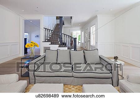 Stylish living room View Large Photo Image Stock Photo - Stylish living room. Fotosearch
