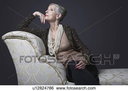 Stock Photograph - Stylish Seniors. Fotosearch