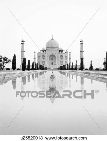 Taj Mahal with nobody in the photo View Large Photo Image Stock Photo - Taj Mahal with nobody in the photo. Fotosearch