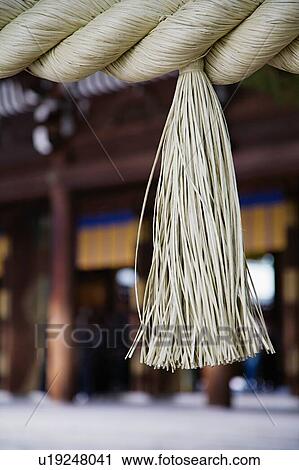 Tassel on Large Rope at Meiji Shrine View Large Photo Image Stock Image - Tassel on Large Rope at Meiji Shrine. Fotosearch
