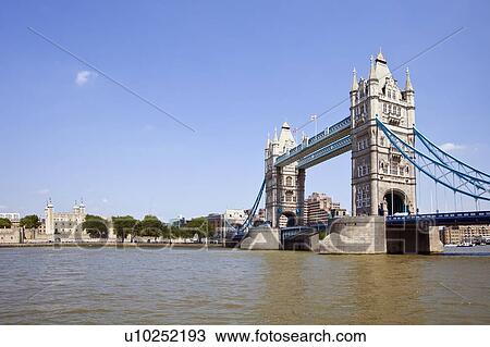 Stock Image - Tower Bridge in London. Fotosearch