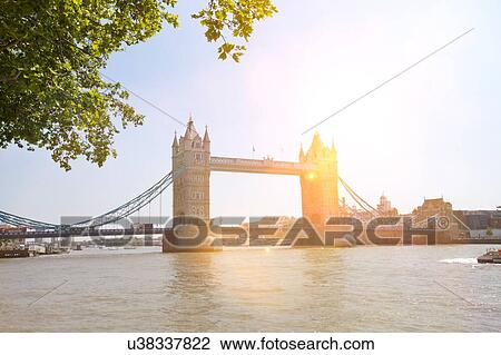 Stock Image - Tower bridge in London. Fotosearch