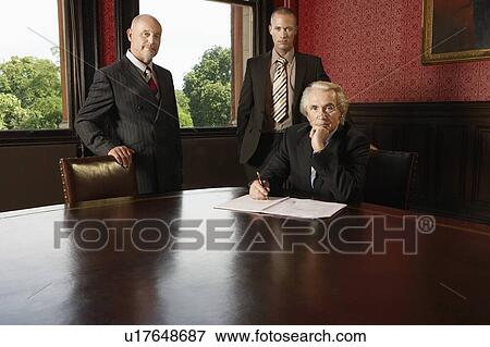 Stock Photo - Traditional Boardroom. Fotosearch