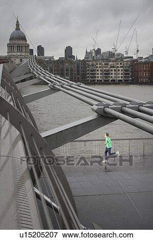 Urban Runner View Large Photo Image Stock Photo - Urban Runner. Fotosearch