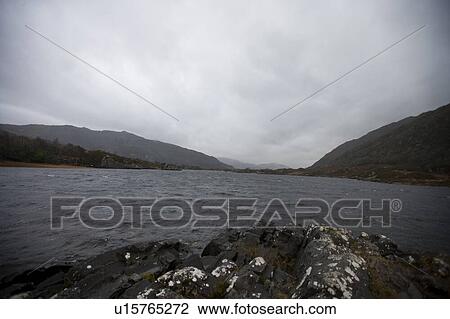 Stock Image - View across Lough Leane, Ireland. Fotosearch